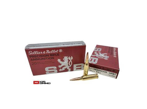 Sellier Bellot 6 5 Creedmoor 142 Grain Hollow Point Boat Tail 20