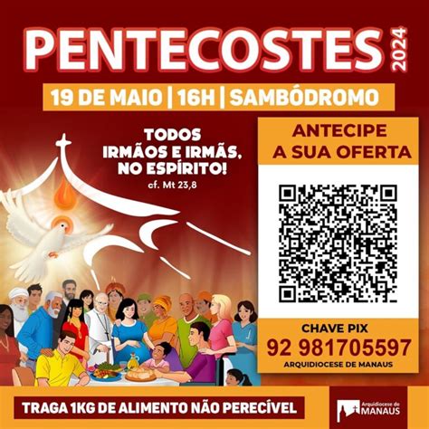 Arquidiocese Destinar Parte Da Oferta Da Missa De Pentecostes