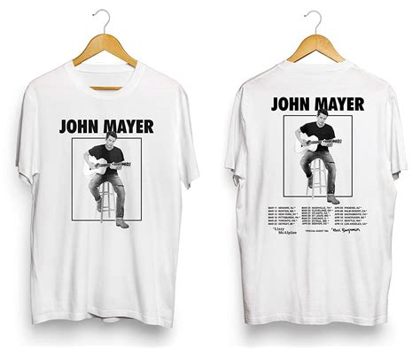 John Mayer Tour 2023 Tshirt John Mayer Solo North American Concert