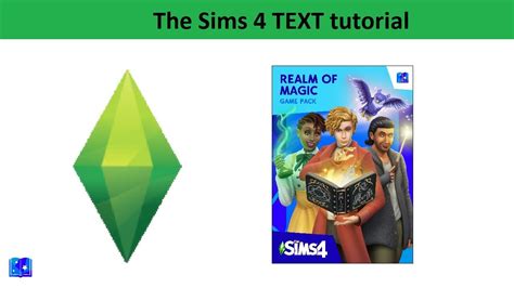 The Sims Text Tutorial Realm Of Magic Game Pack Youtube