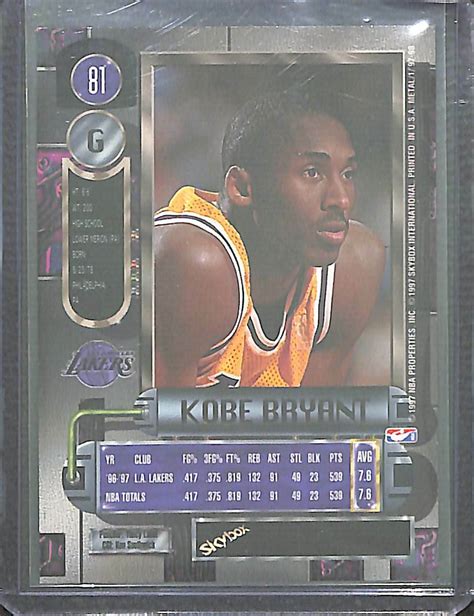 1997 98 Fleer Metal Universe 81 Kobe Bryant EBay