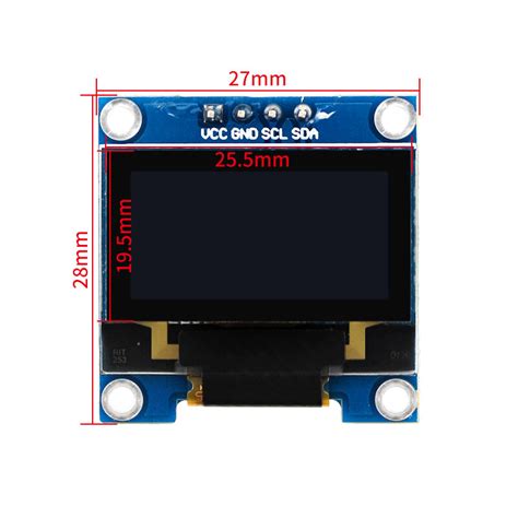 Pantalla Oled Ssd I C Iic Spi Serial X Lcd De Pulgadas