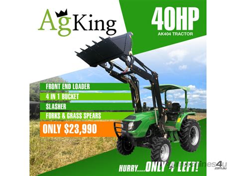 New 2024 Agking New Agking 40hp Rops Tractor Package Front End Loader