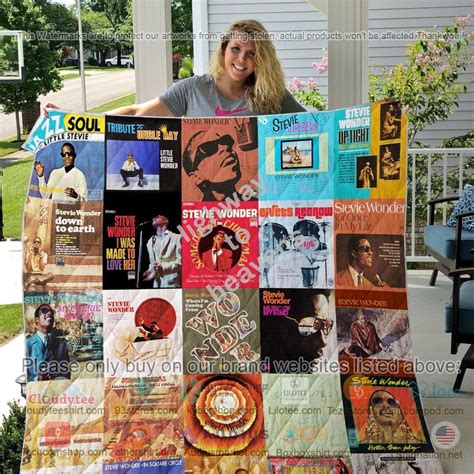 BEST Stevie Wonder Album Covers Quilt • Shirtnation - Shop trending t ...