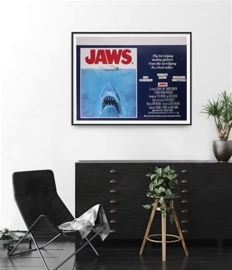 Jaws 1975 Original Uk Quad Poster Cinema Poster Gallery