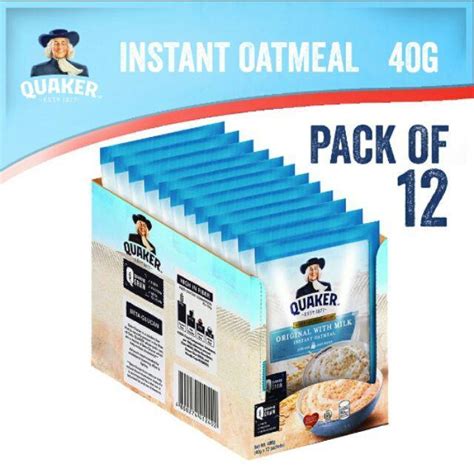 Hot Quaker Oats Instant Oatmeal G Sachet Lazada Ph