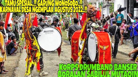 DRUMBAND BANSER BORALAN WONOSOBO AKSI SPEKTAKULER KARNAVAL DESA