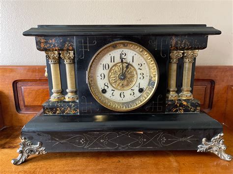 Seth Thomas Antique Mantle Clock Made For Railroad Service Artofit