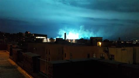 Con Edison Power Plant Transformer Explosion Astoria Queens Youtube