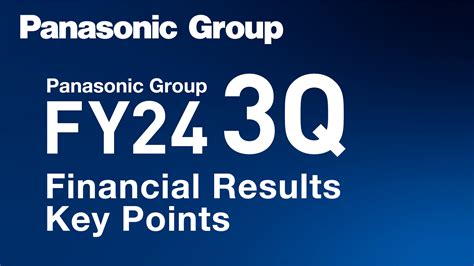 Panasonic Group Q Fy Financial Results Key Points Management