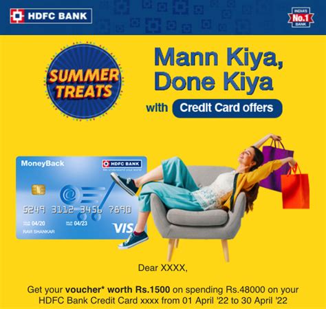 Hdfc Bank Credit Card Spend Based Offer April Card Insider