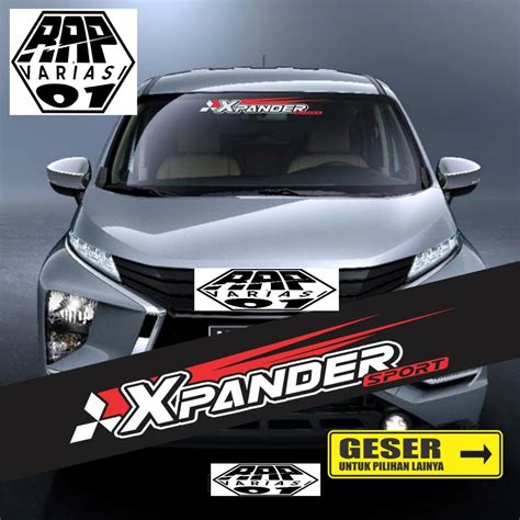 Stiker Kaca Depan Xpander Stiker Cutting Kaca Mobil Lazada Indonesia