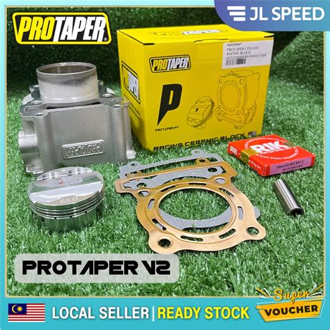 PROTAPER V2 Y15 Y15ZR LC135 CERAMIC RACING BLOCK KIT FORGED PISTON