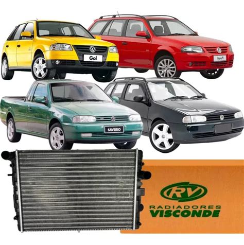 Radiador Original Visconde Vw Gol Parati Saveiro Sem Ar Parcelamento