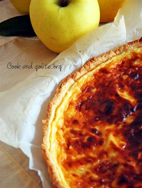 Tarte Au Flan Mascarpone Vanill Et Aux Pommes Cook And Go Te