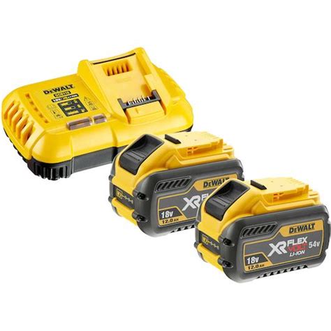 DEWALT DCB118Y2 QW Kit De Chargement De Batterie 18V XR FLEXVOLT 2x