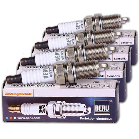 4x Beru Ultra Zündkerze Z12 14 7dtu 4 Zylinder Motor Komplett Set