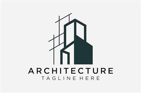 Premium Vector | Architecture logo design, vector architect and construction vector logo template