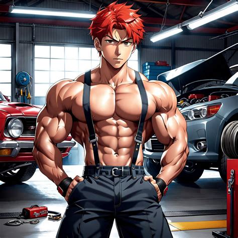 Young red-haired mechanic - 20240414-016 by HotCriscoLaskardBoy on DeviantArt