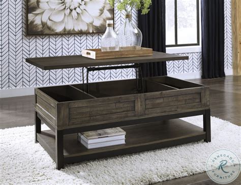 Johurst Grayish Brown Coffee Table Lift Top From Ashley Coleman Furniture