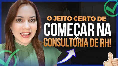 Como começar na consultoria de RH YouTube