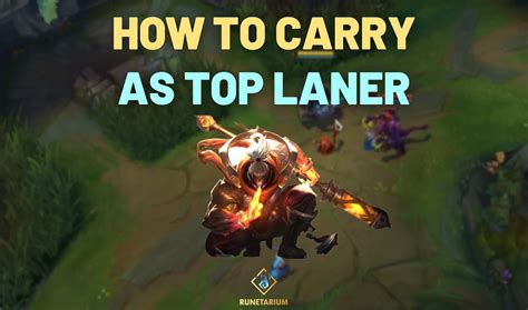 How To Carry As A Top Laner In League Of Legends