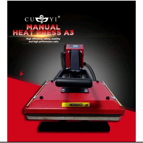 Cuyi A3 Size MAUNAL Heavy Duty Digital Heat Press Machine 15x18 Inches