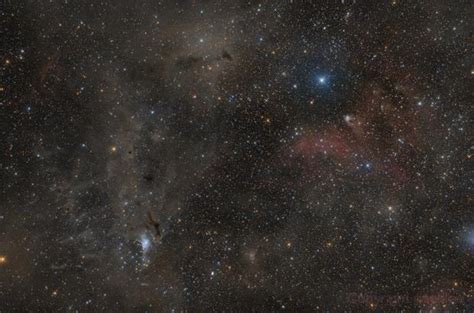 A Dusty Ngc 225 Ngc 146 Ngc 133 And Ngc 136 Alongside A Sprinkling Of