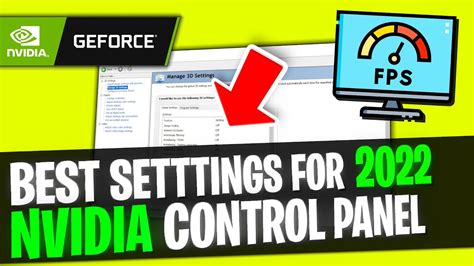 Nvidia Control Panel Best Settings For Gaming Optimize Nvidia Control