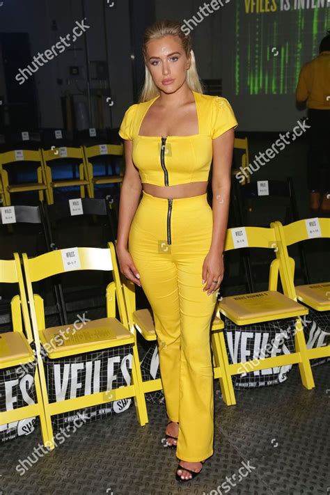 Influencer Stassie Baby Attends Vfiles Runway Editorial Stock Photo ...