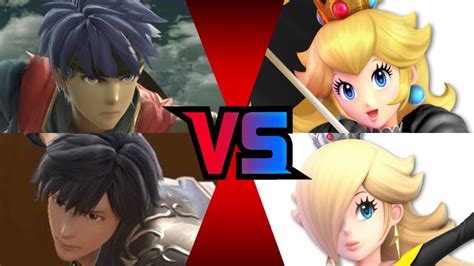 Ssbu Ike Me And Chrom Vs Fake Peach And Fake Rosalina Youtube