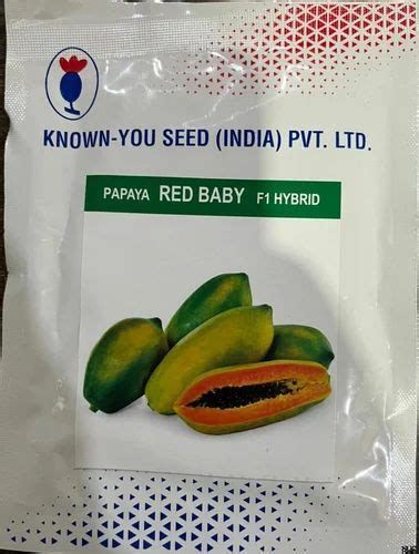 Hybrid 98 Red Baby Papaya Seed Packaging Type Packet Packaging Size