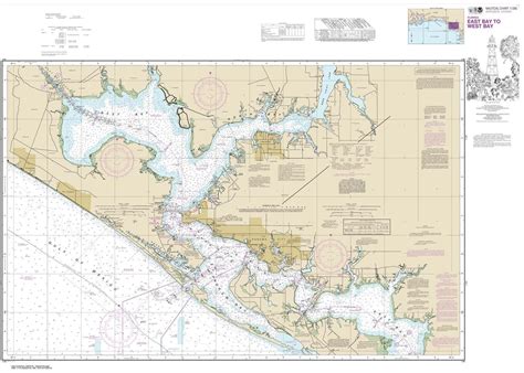 TheMapStore | NOAA Charts, Florida, Gulf of Mexico, Intracoastal ...