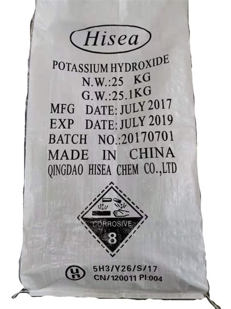 China Indrustrial Grade Potassium Hydroxide Koh 99mincas1310 58 3