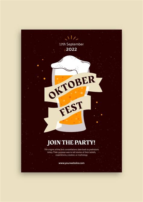 Customize This Hand Drawn Oktoberfest Flyer Template In Minutes