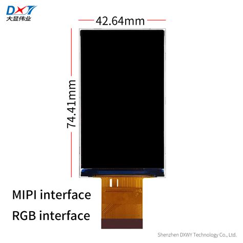 Inch Tft Lcd Module Inch Lcm With Support Rgb And Mipi