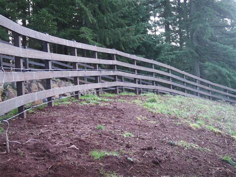 Wooden Farm Fence Designs Pacific Fence And Wire