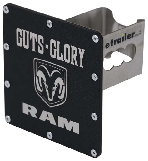 Guts Glory Ram Trailer Hitch Cover Hitches Stainless Steel