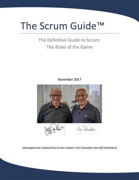 The Scrum Guide The Definitive Guide To Scrum The Rules Of The Game