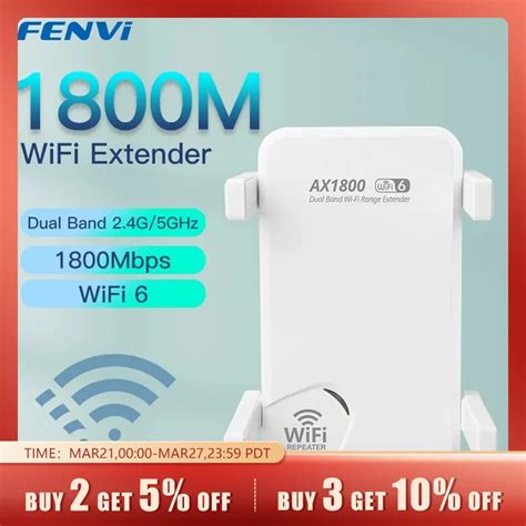 FENVI R P Teur Sans Fil WiFi6 AX1800 Bande Pour Touristes 2 4G 5GHz St