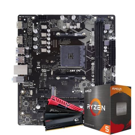 Kit Upgrade Ryzen 5 4600G Placa Mãe Biostar A520MT Terabyte