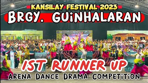 BRGY GUINHALARAN SILAY CITY KANSILAY FESTIVAL 2023 ARENA DANCE DRAMA