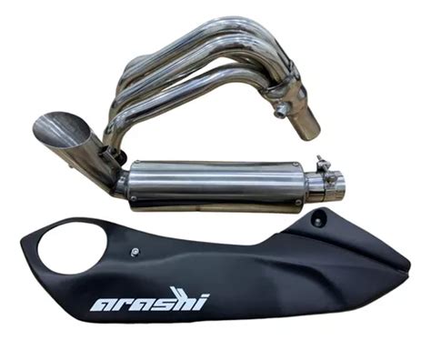 Escapamento Arashi Full Inox Kawasaki Z A Frete Gr Tis