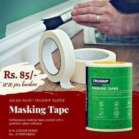 Backing Material Crepe Paper Color Off White Asian Masking Tape At Rs