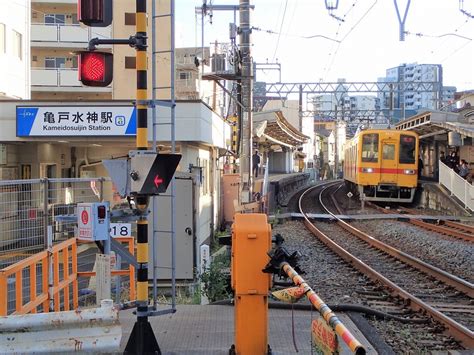 東武亀戸線 亀戸水神駅ts43 東武鉄道趣味