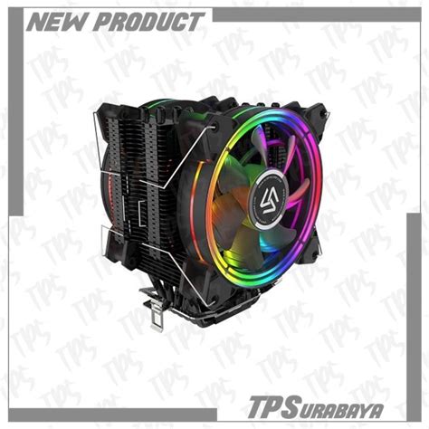 Jual Cpu Cooler Alseye Fan Processor 6 Heat Pipa Dual Fan S Rgb Halo H120d Bisa Cod Tps Shopee