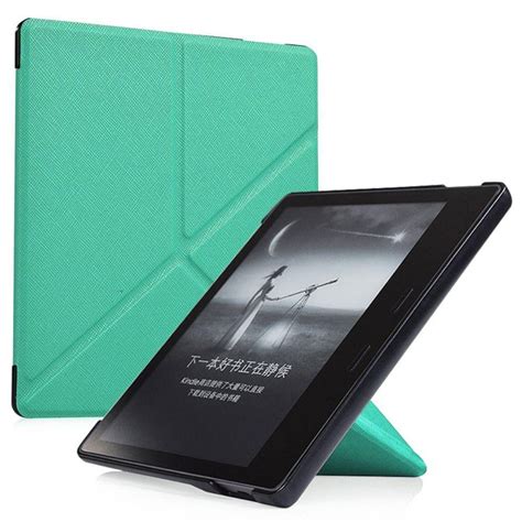 PU Leather Smart Cover Folding 7inch E Book Reader Shell For Amazon