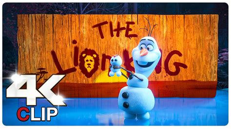 Olaf Retells The Lion King Scene Short Film Olaf Presents New 2021