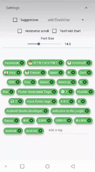 Top Flutter Chips Tags Selectable Taggable Packages Flutter Gems