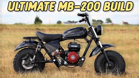 Ultimate Mb 200 Mini Bike Build Upgrading The Best Mini Bike On The